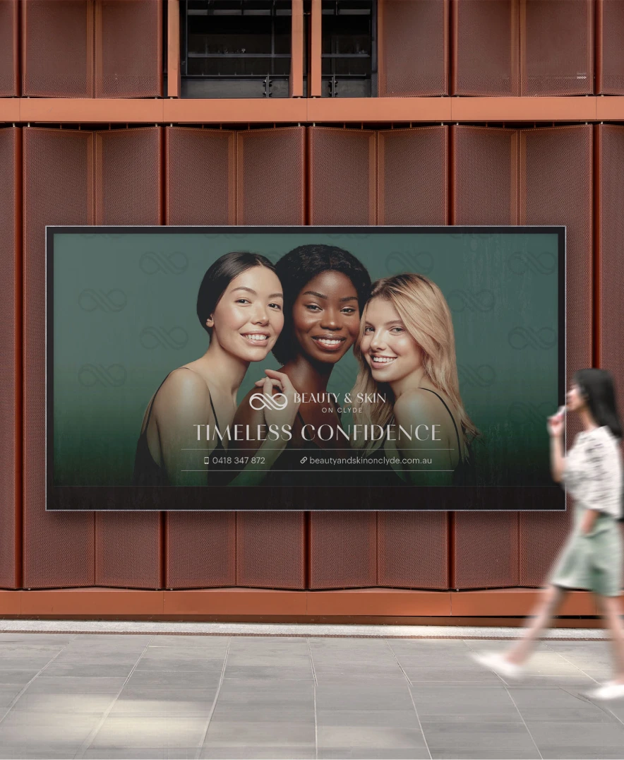 Aesthetics clinic website mockup
