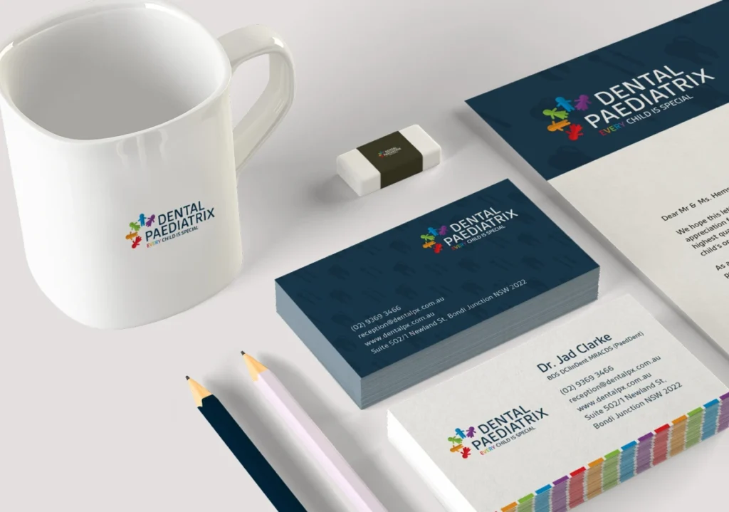 Dental Paediatrix practice branding