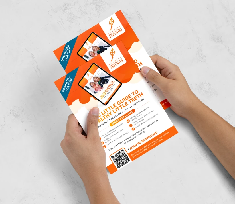 Dental practice flyer design